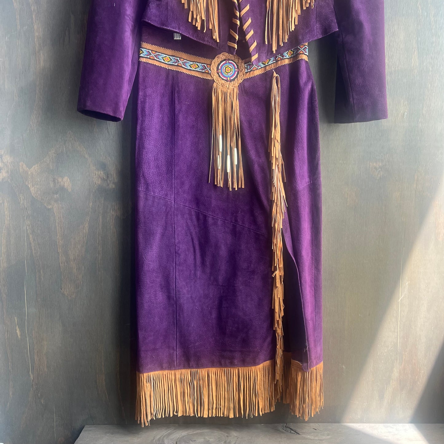 Frontier Collection Purple Leather Set