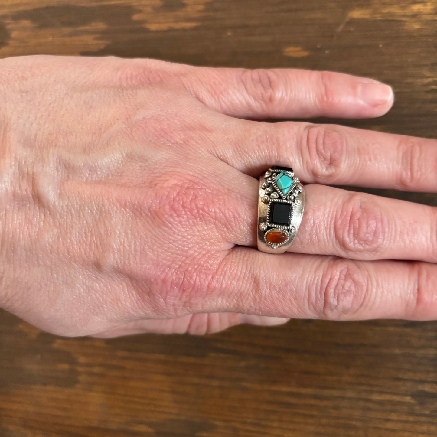 Sterling Multi-Stone Ring