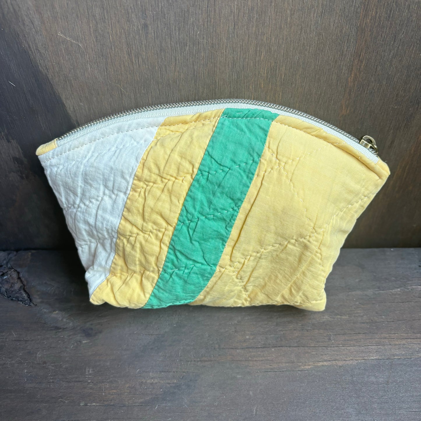Vintage Quilt Small Toiletries Bag