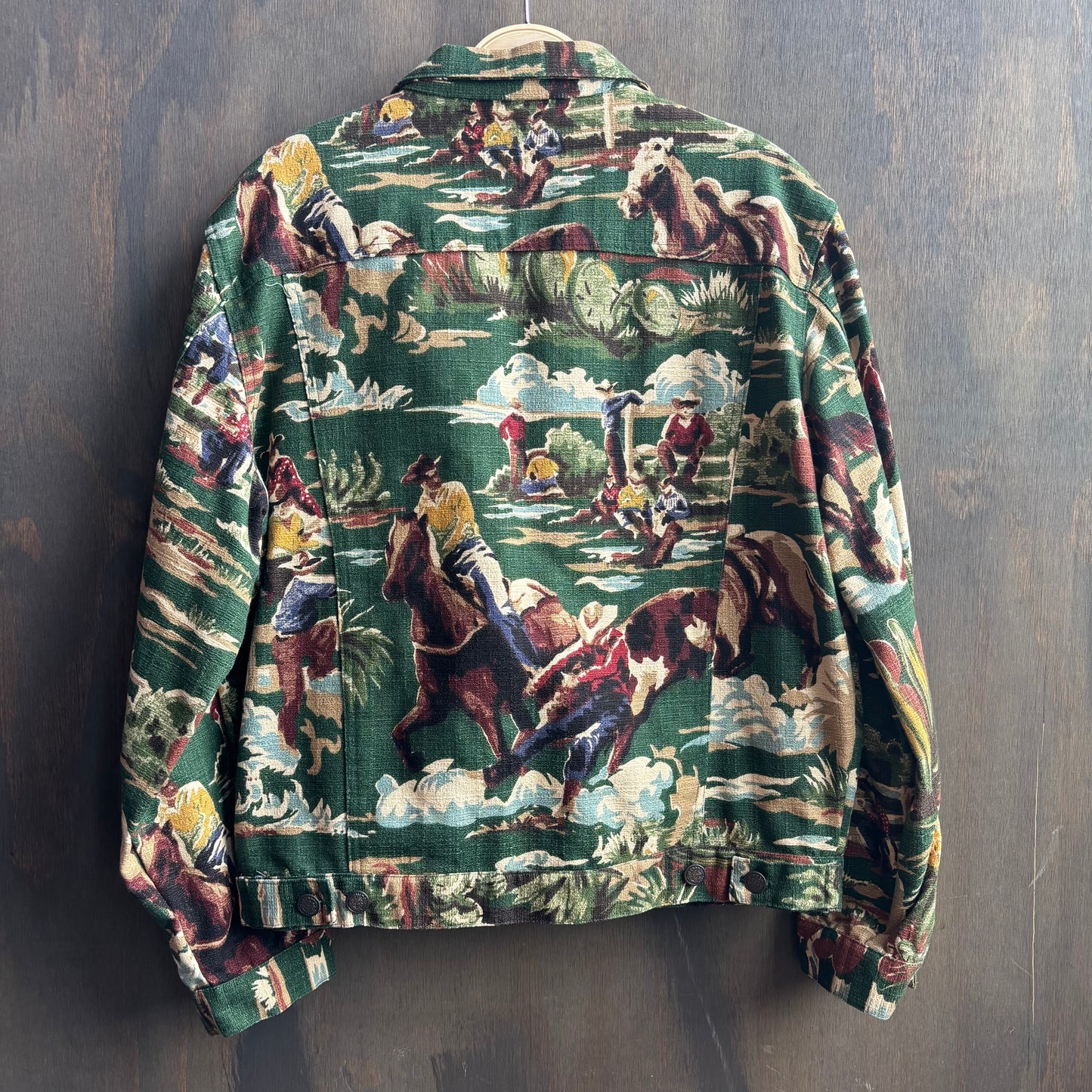 Patterned Green Jacket