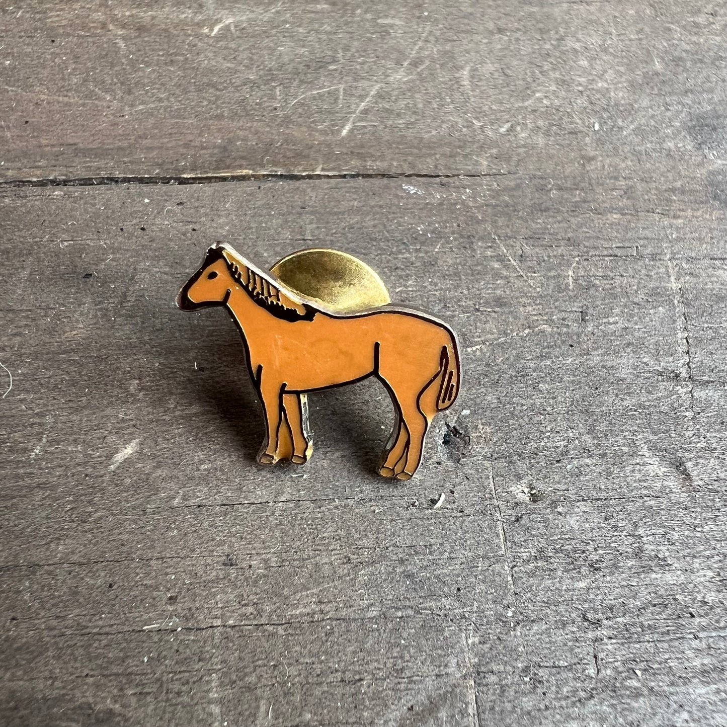Brown Horse Pin