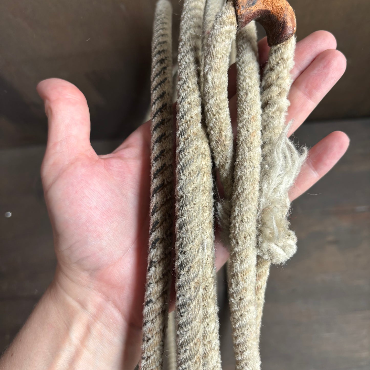 Lasso with Leather Hold