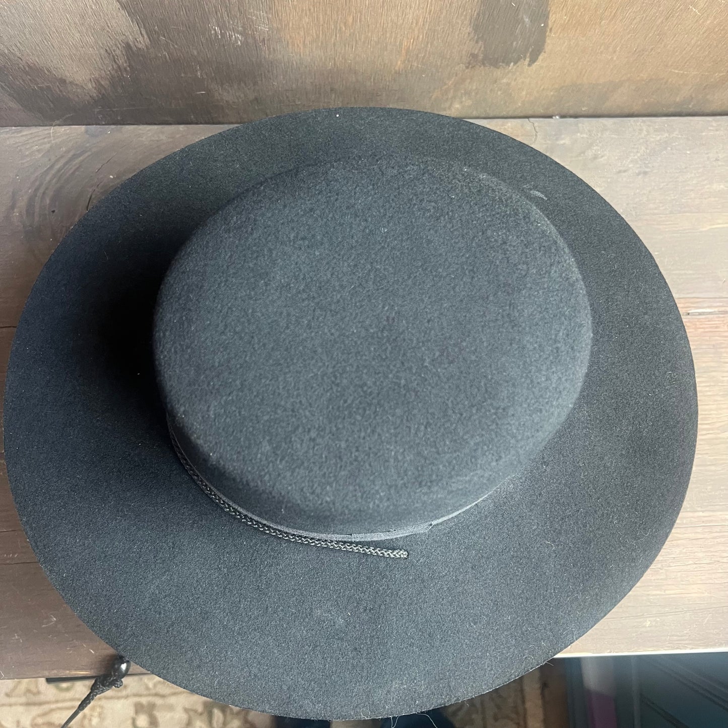 J Hats Americana Collection Black Hat