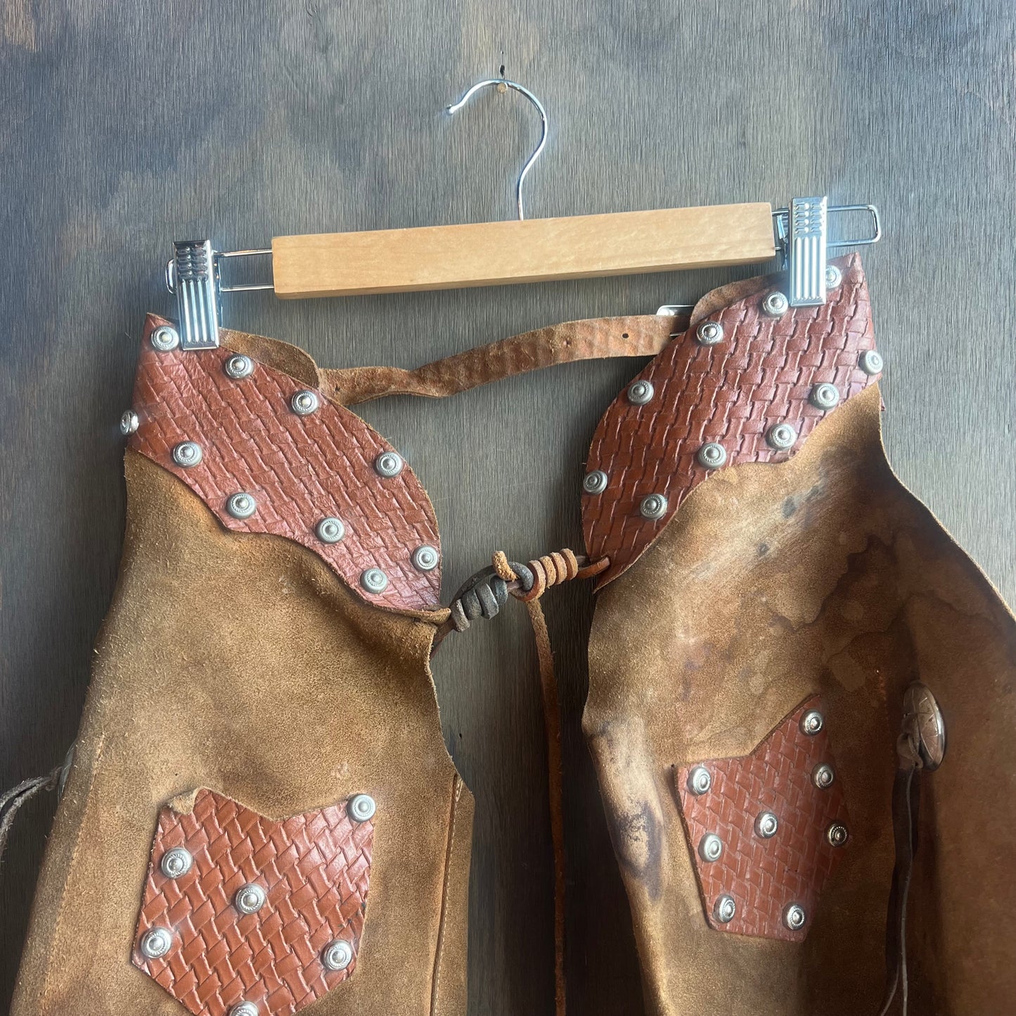 Vintage Kids Suede Bat Wing Chaps
