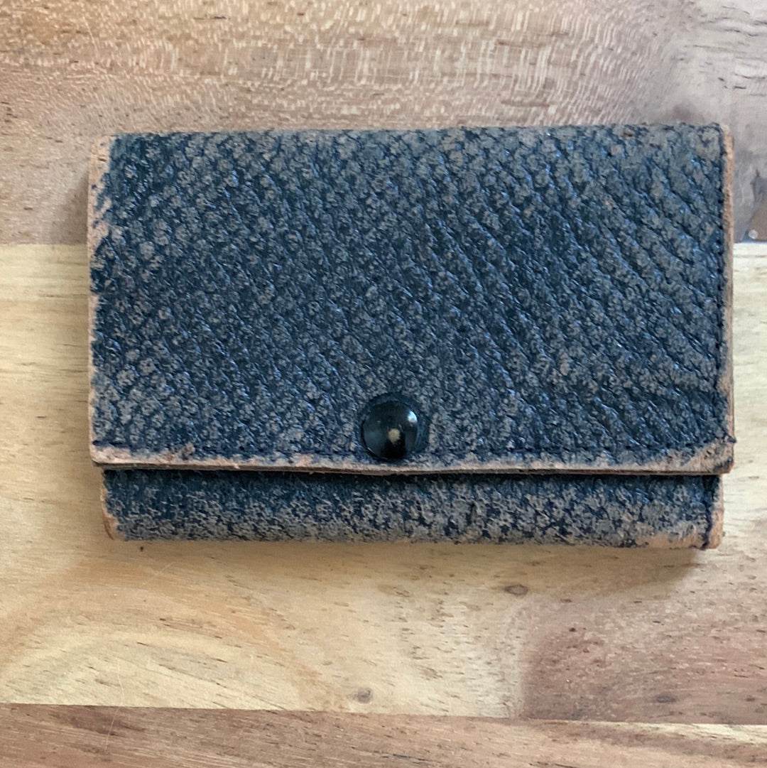 Antique leather wallet with 1916 monthly calendar