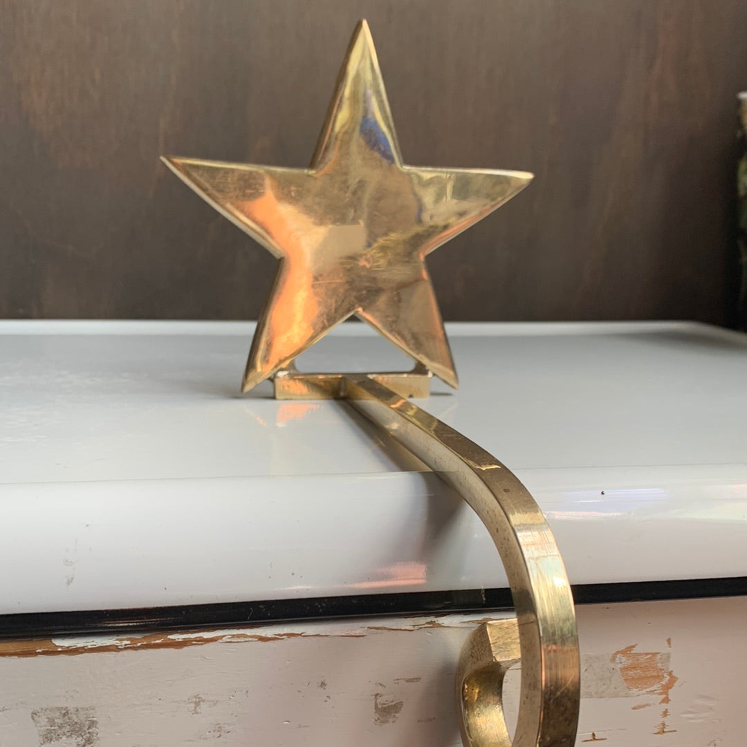 Vintage star stocking hook