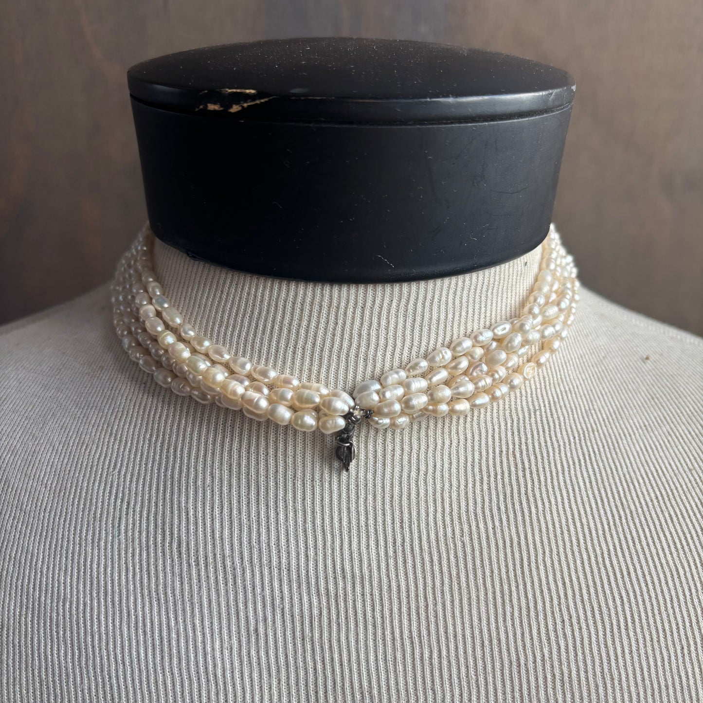 Vintage Multi-Strand Pearl Necklace