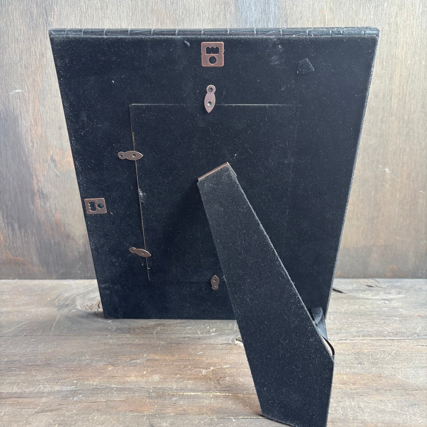 Black Faux Reptile Frame