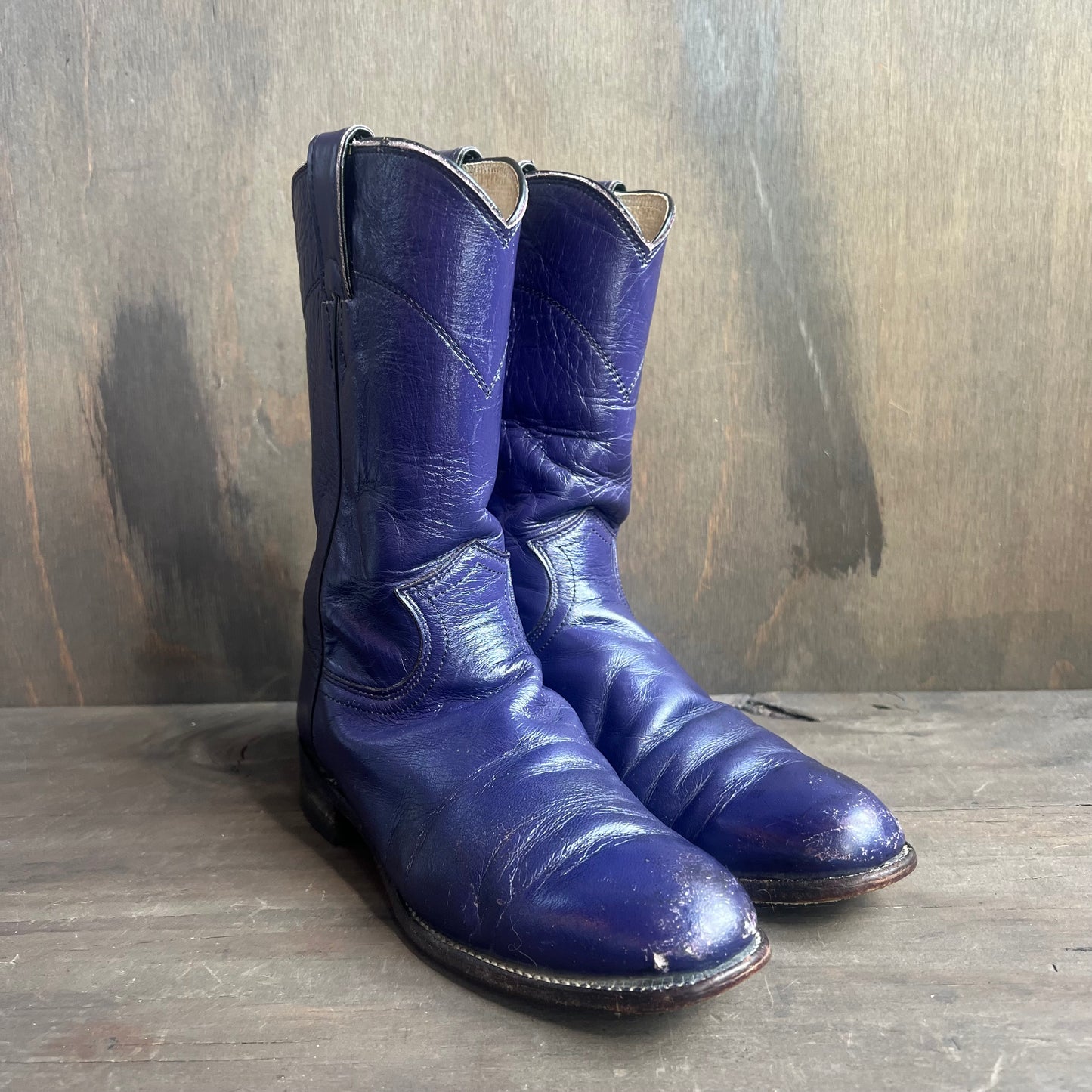 Purple Justin Roper Boots