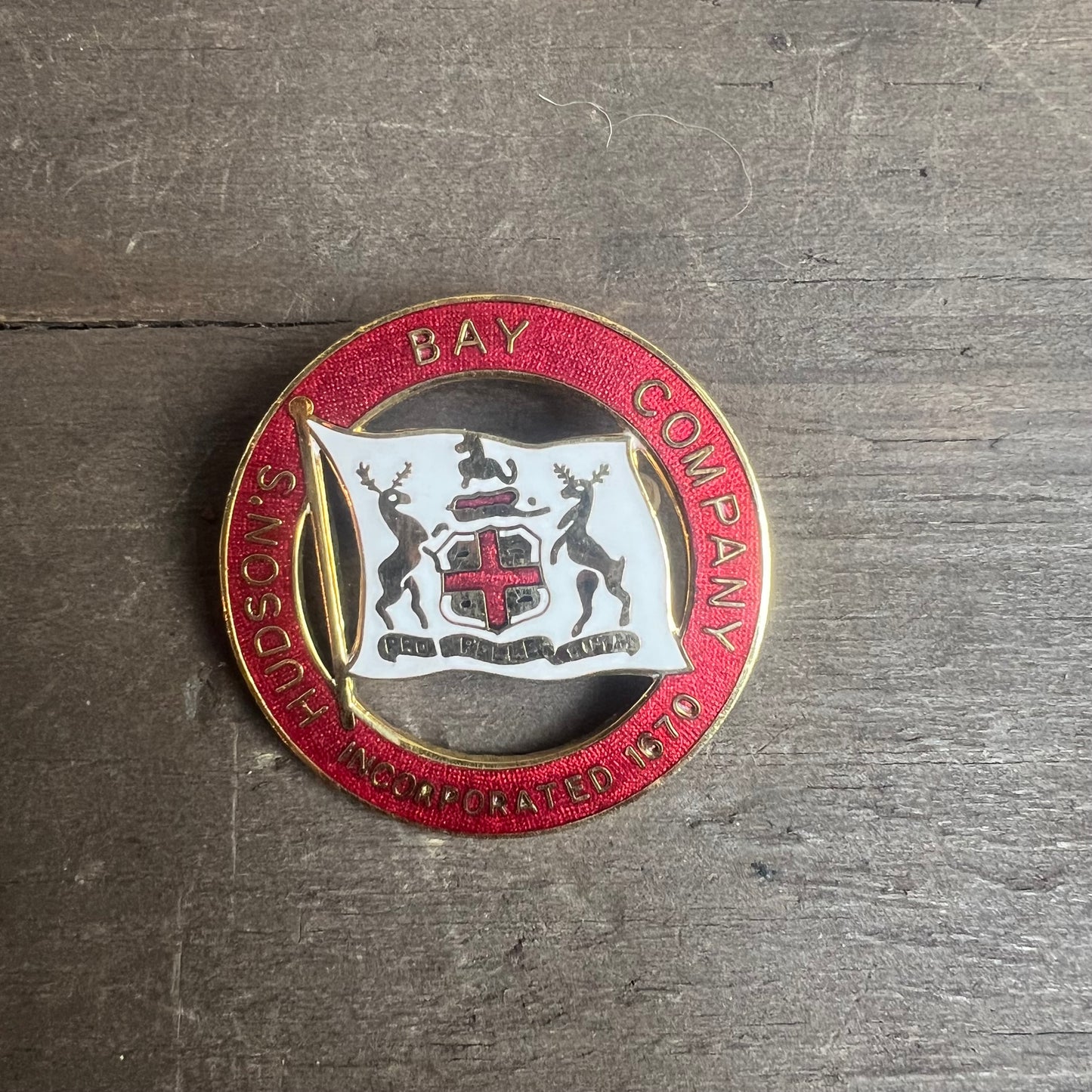 Hudson’s Bay Company Circle Pin