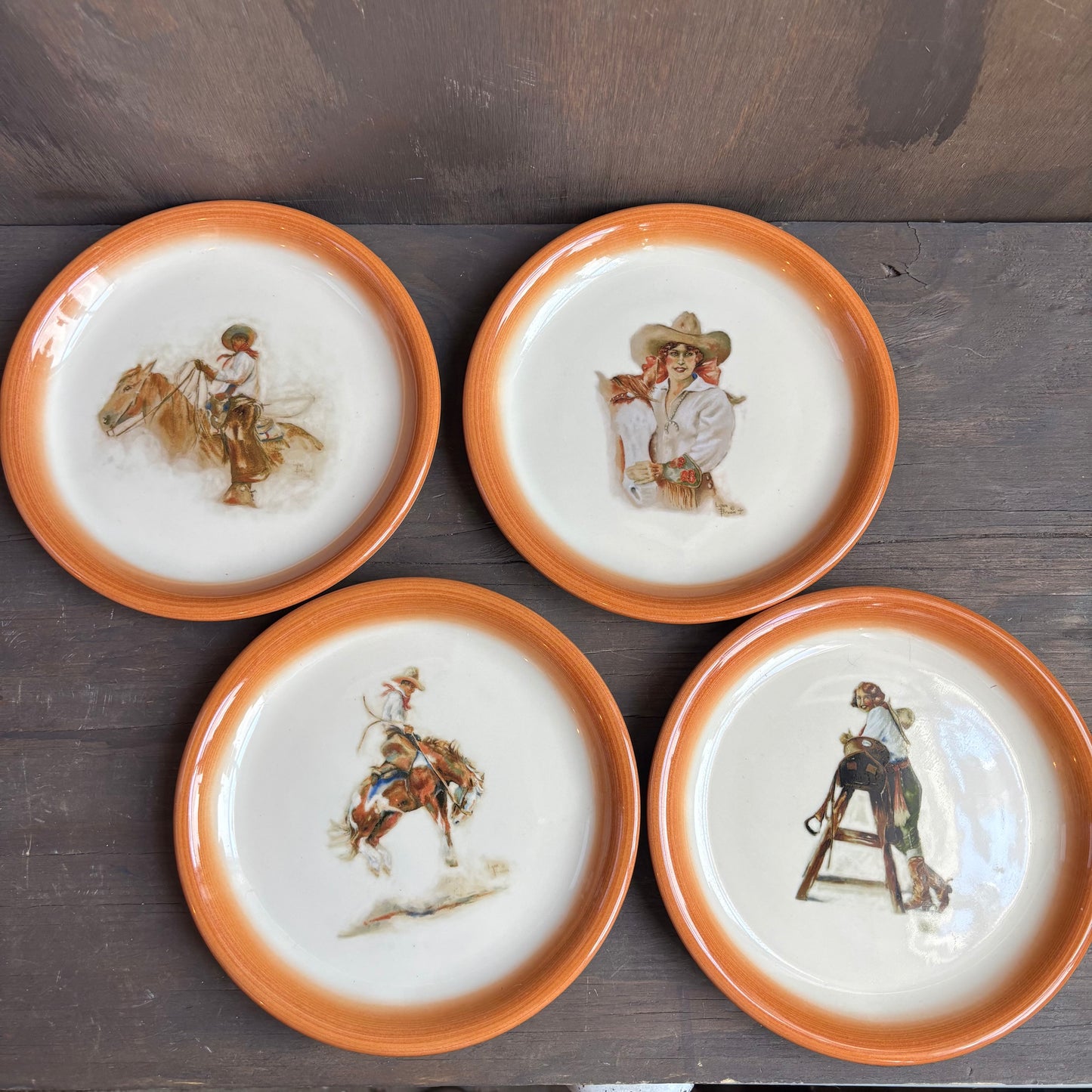 Ranch Hand Salad Plates (set of 4)