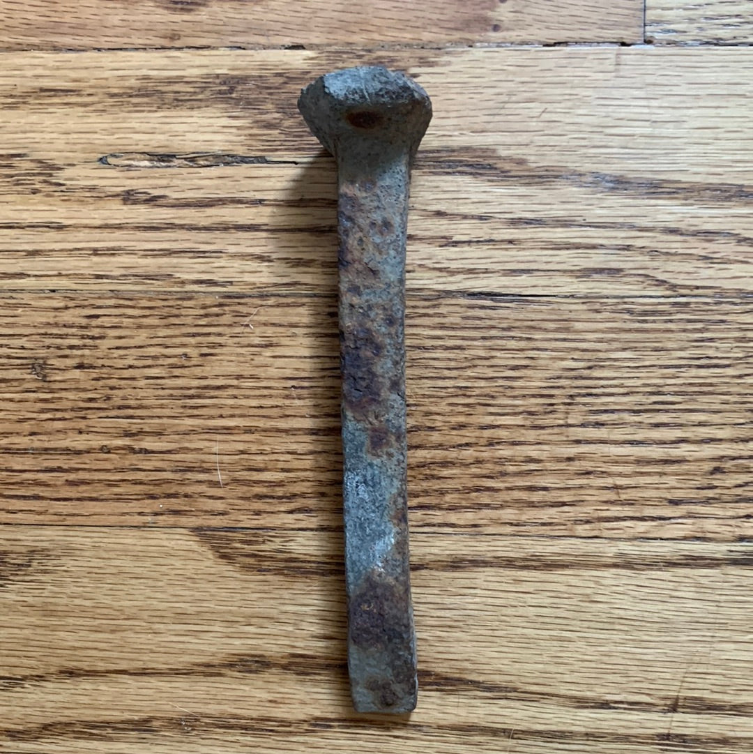 Antique railroad spike