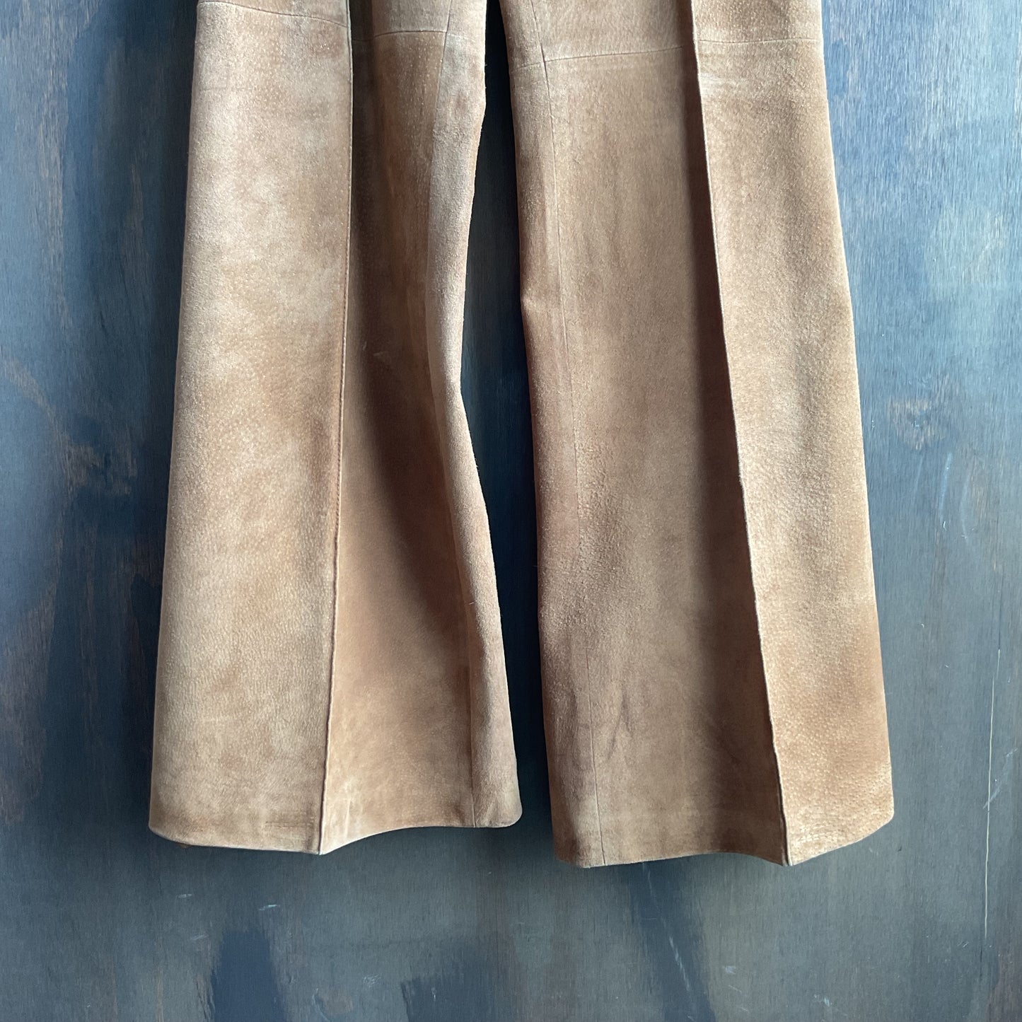 Vintage Leather Flair Pants