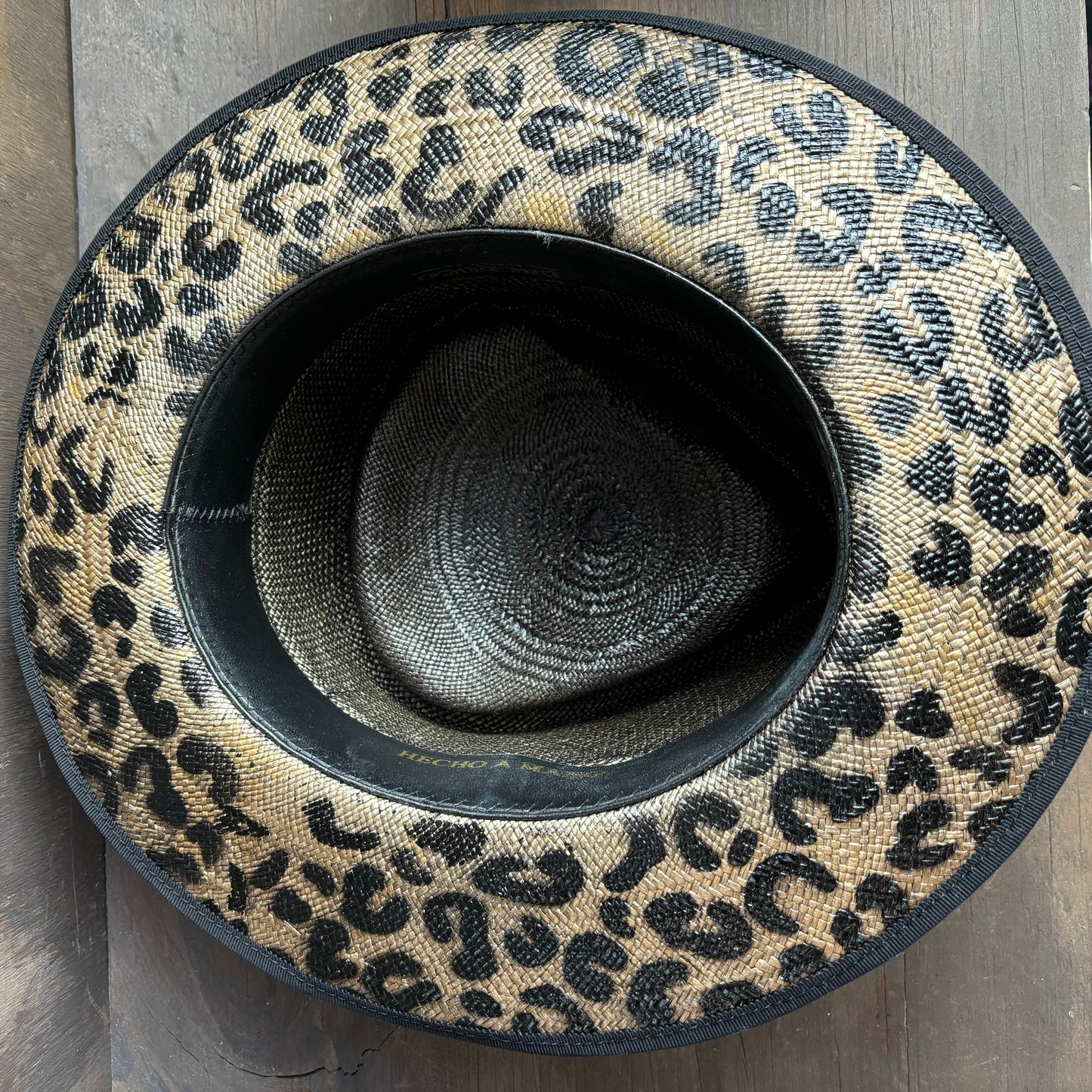 Custom Black Panama Hat (RTD)