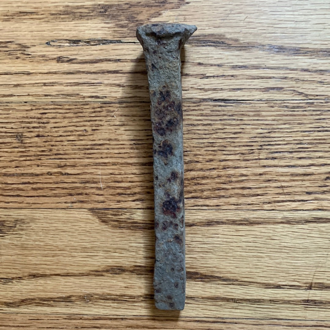 Antique railroad spike