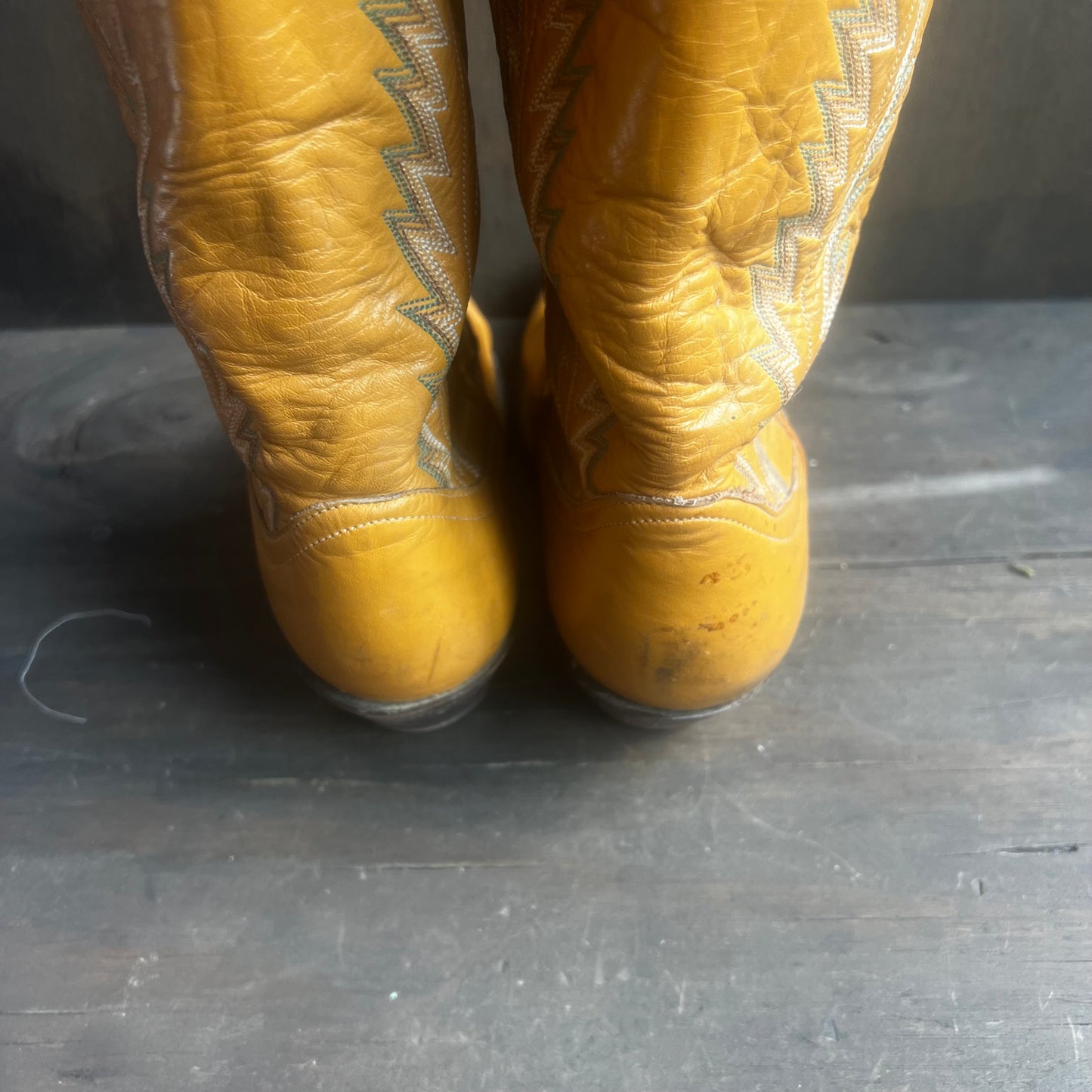 Larry Mahan Tall Tan Boots