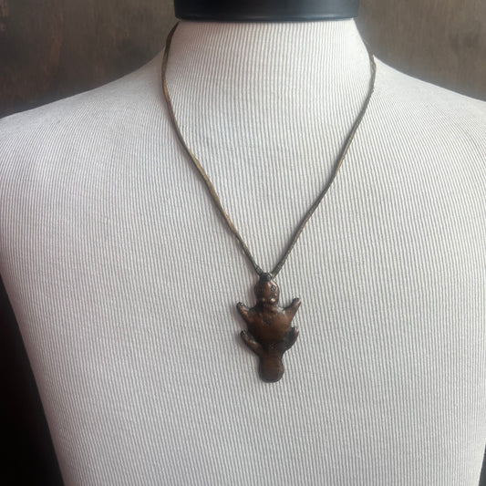 Copper Beaver Necklace