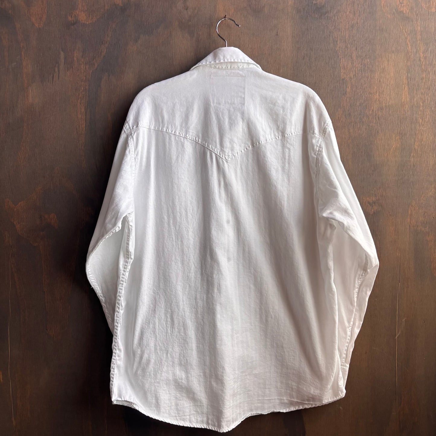 Cinch White Denim Pearl Snap