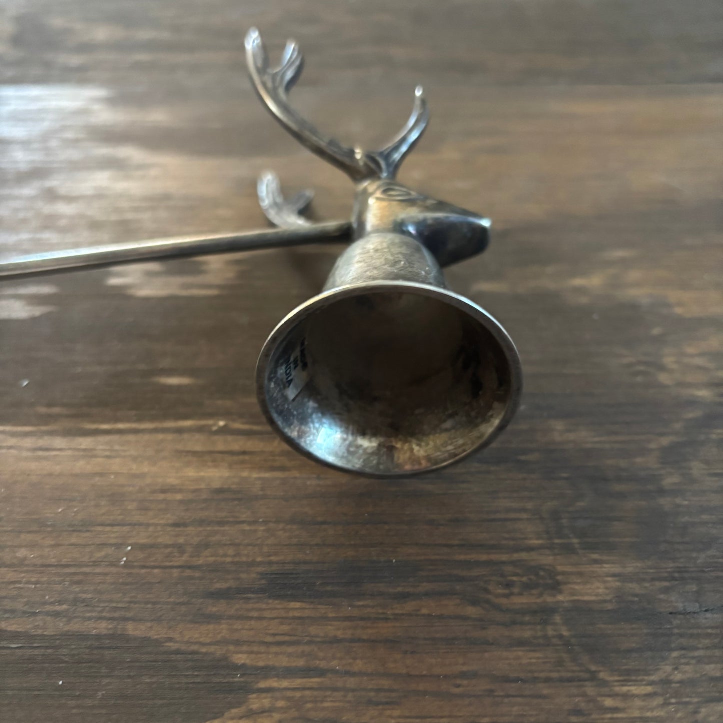 Silver Deer Candle Snuffer