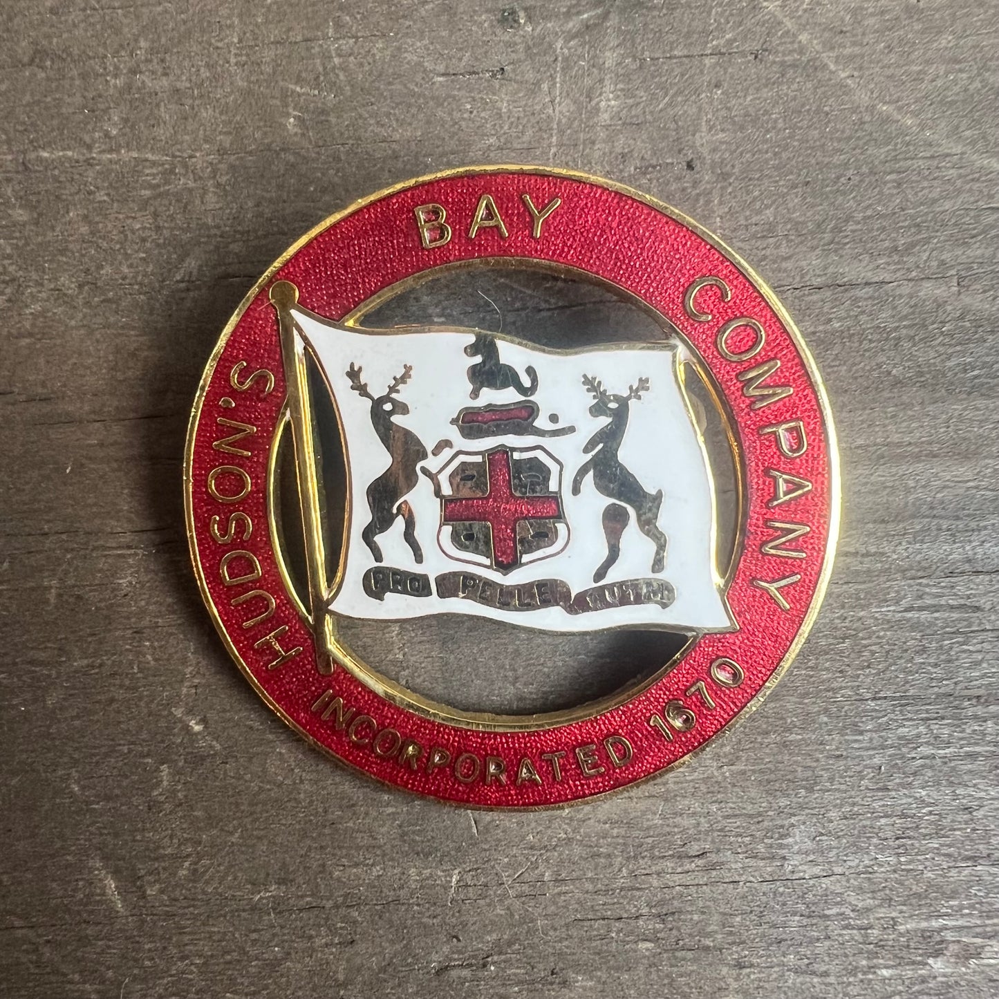 Hudson’s Bay Company Circle Pin