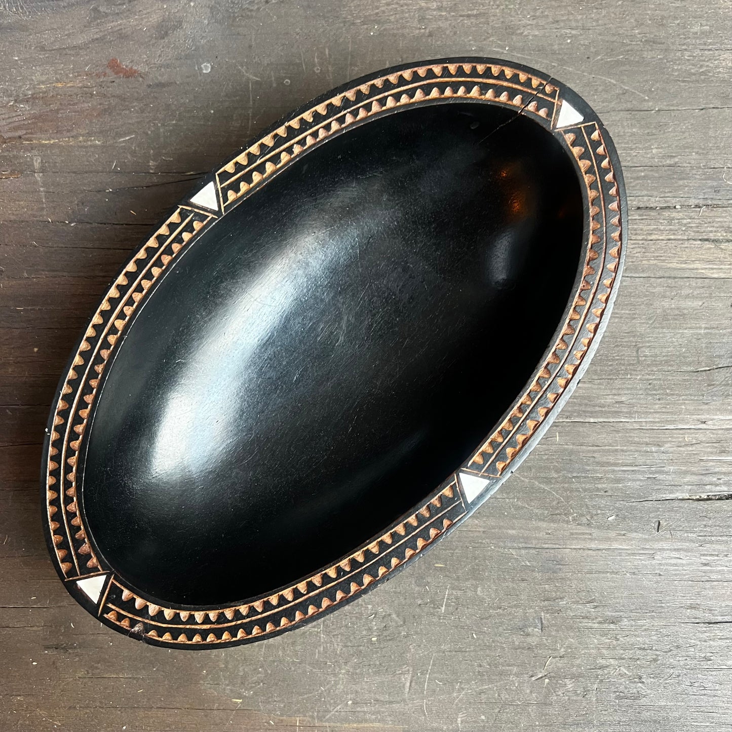 Carved Wooden Bowl