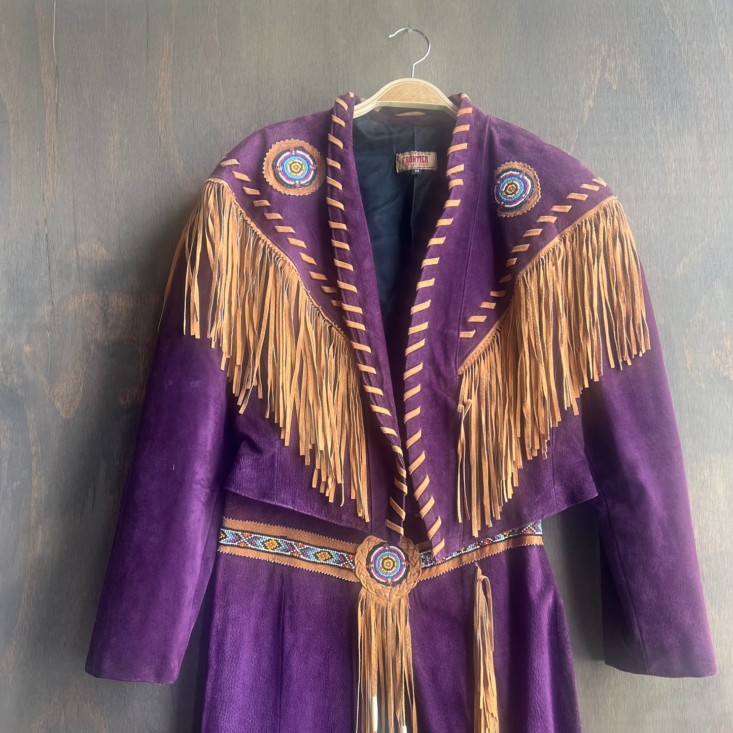 Frontier Collection Purple Leather Set