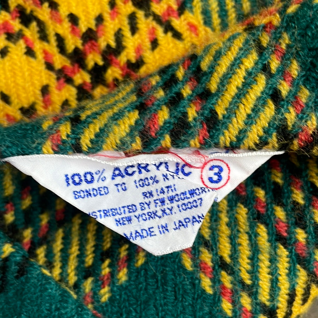 Vintage Plaid Kids Vest