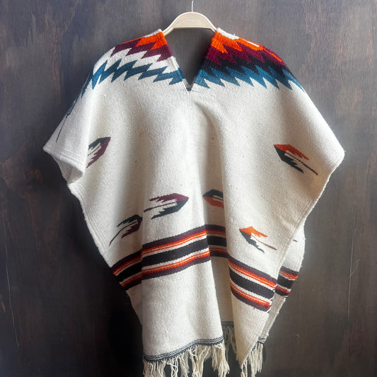 Western Wool Poncho