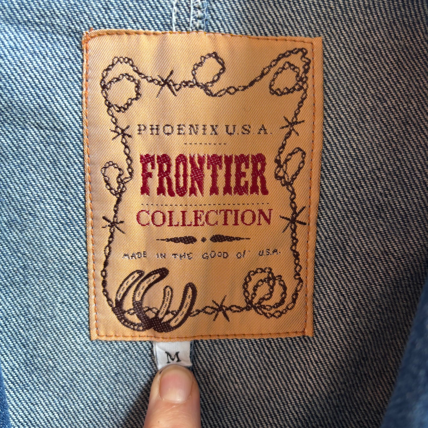 Frontier Denim Fringed Set