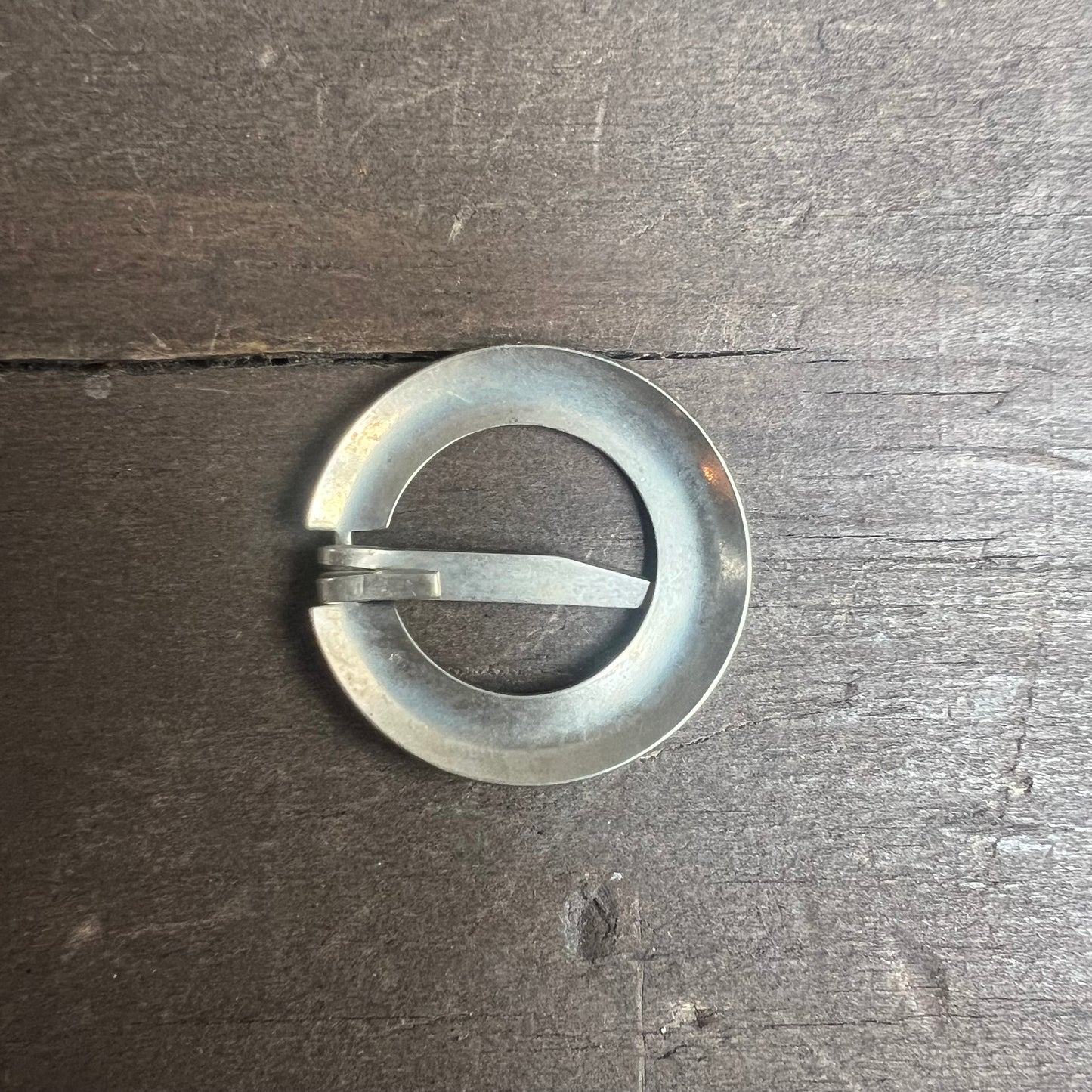 Vintage Silver Circle Pin