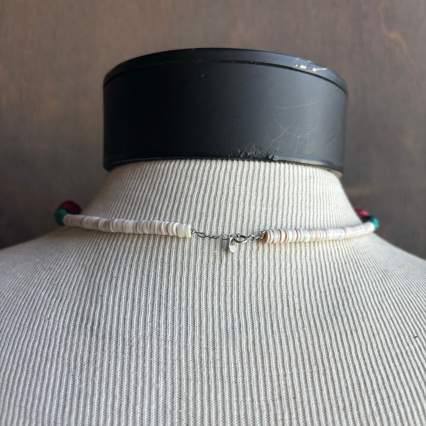 Red Coral and Turquoise Necklace