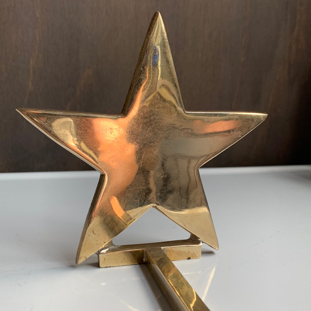 Vintage star stocking hook