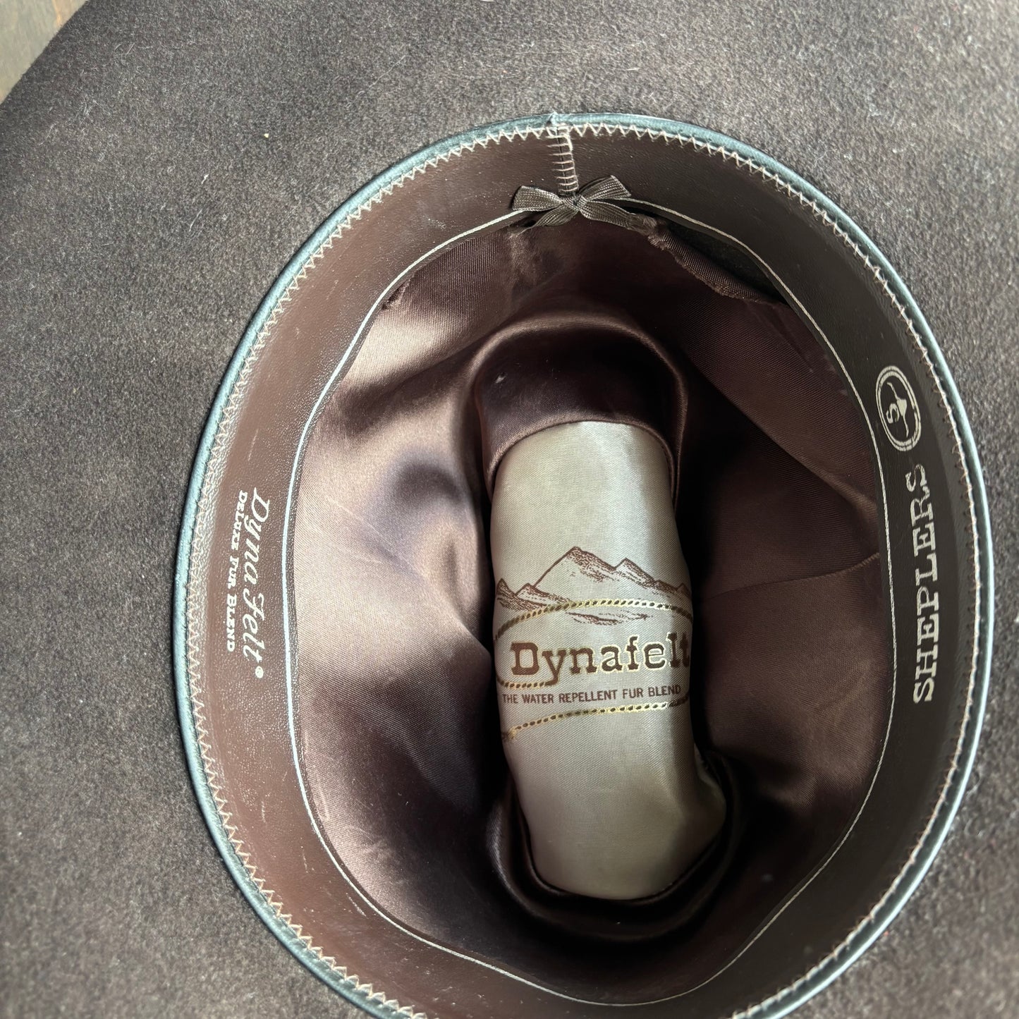 Vintage Dynafelt Brown Hat