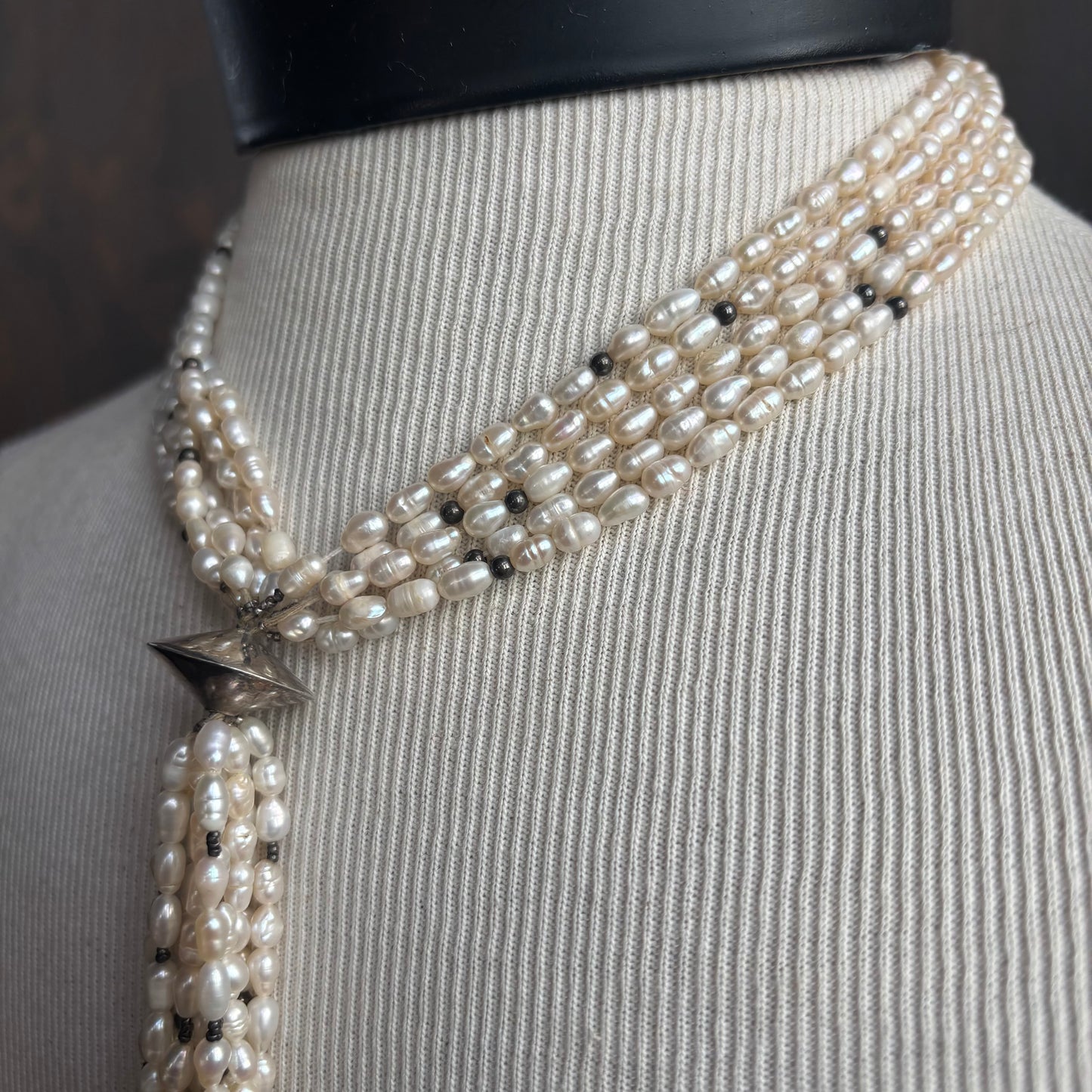 Vintage Multi-Strand Pearl Necklace