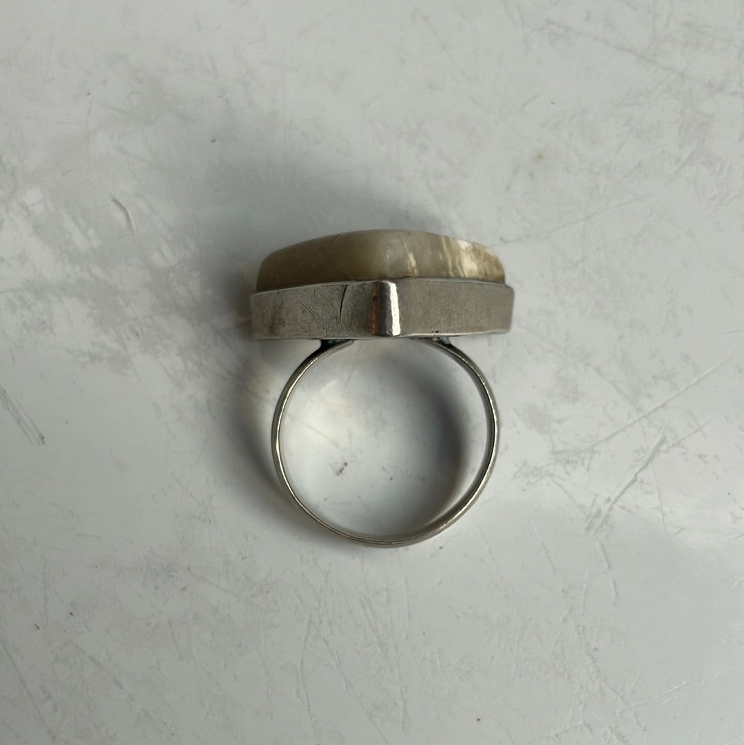 Triangle Antler Bone Ring
