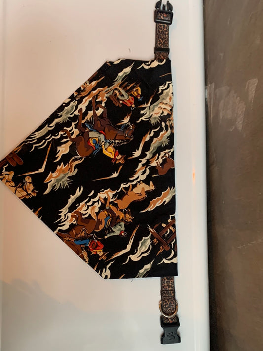 Dog collar bandana