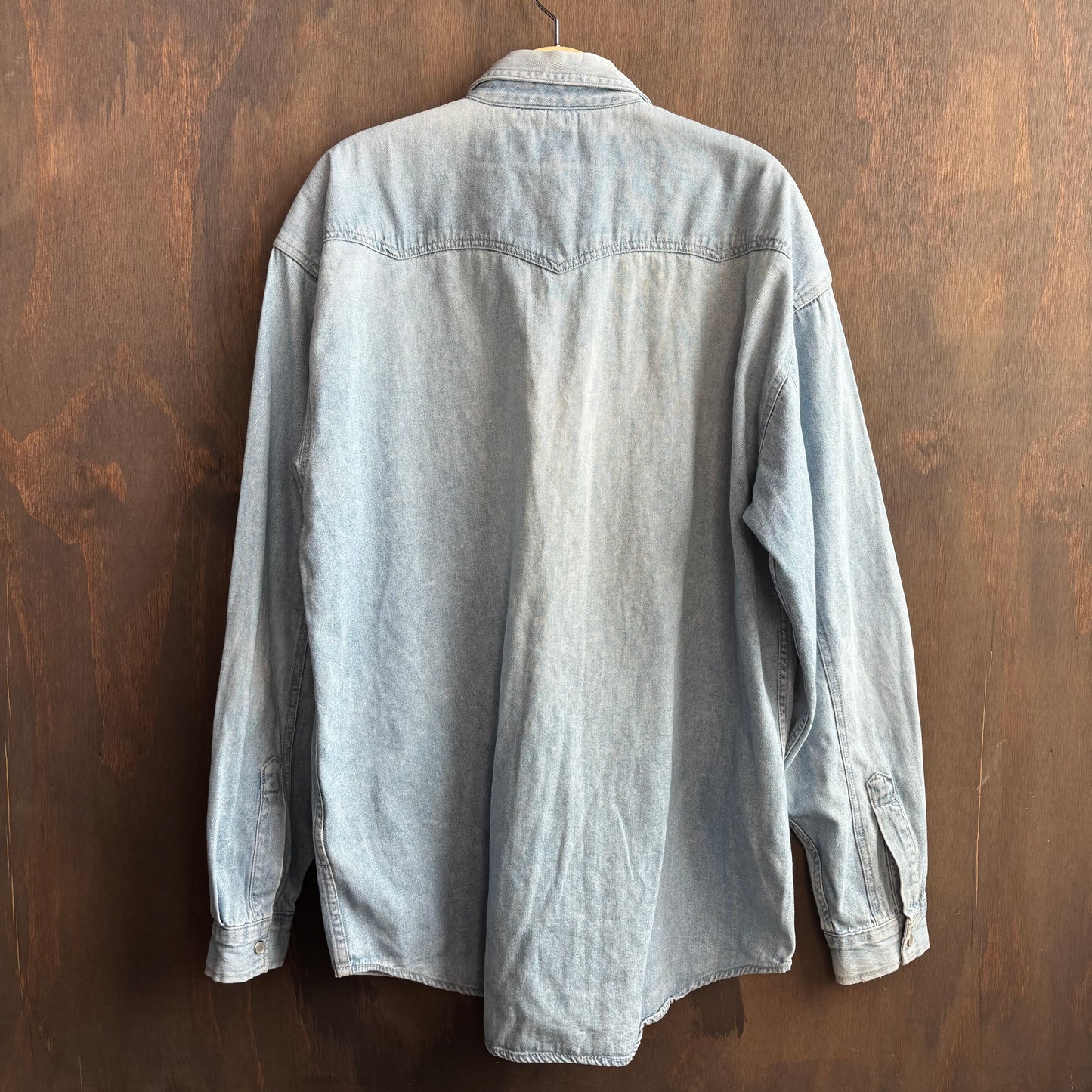 Denim Pearl Snap Shirt