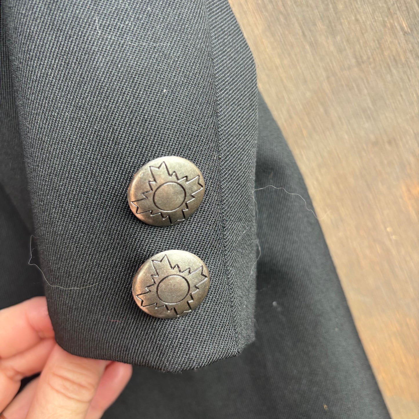 Western Black Top Coat