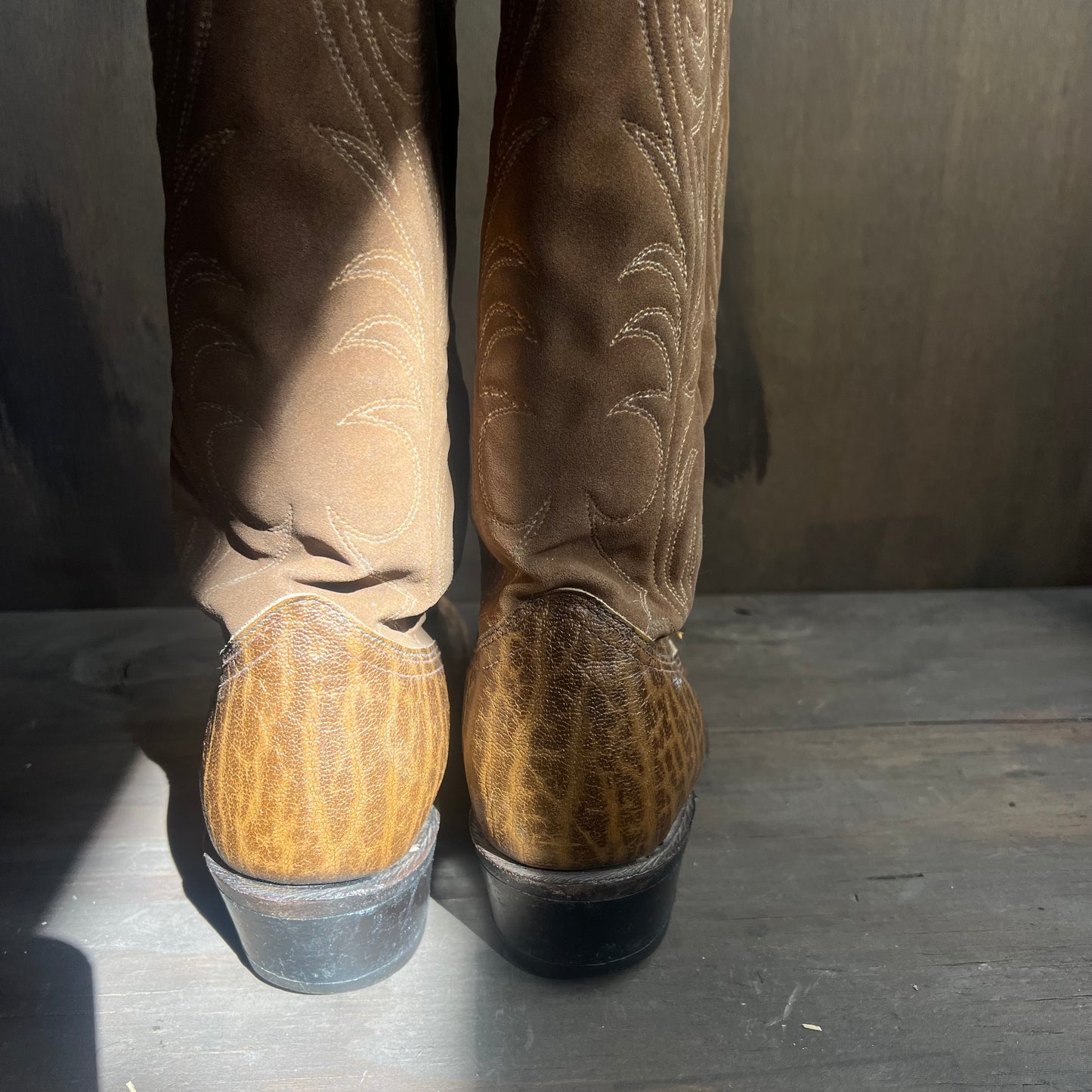 Custom Made Faux Water Buffalo Boots