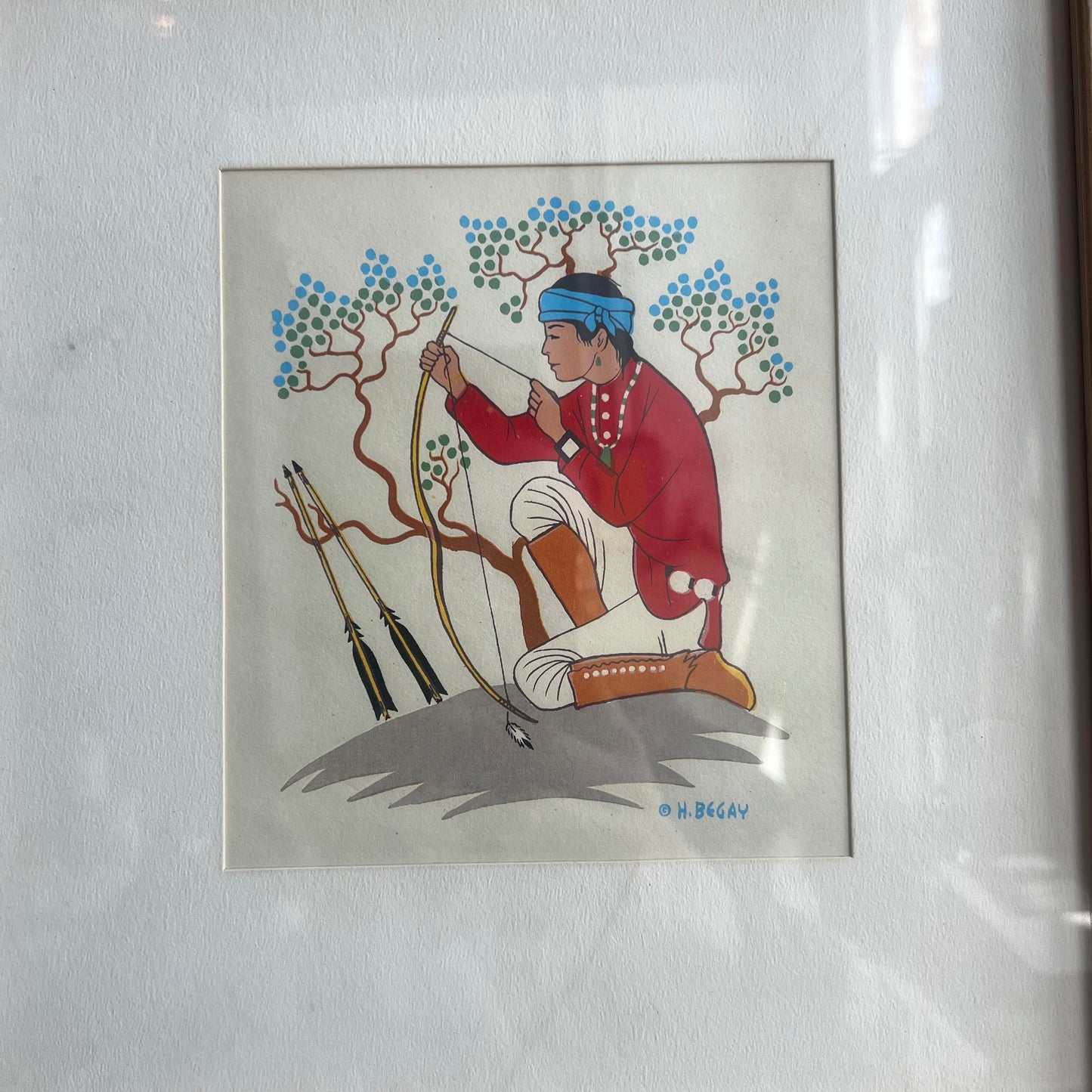 Harrison Begay Arrow Framed Art Print