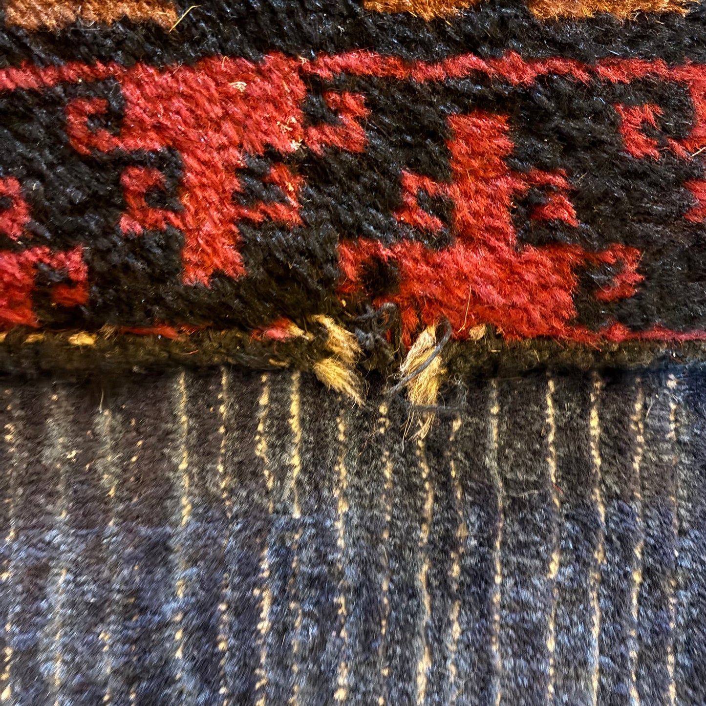 Vintage Afghan Rug