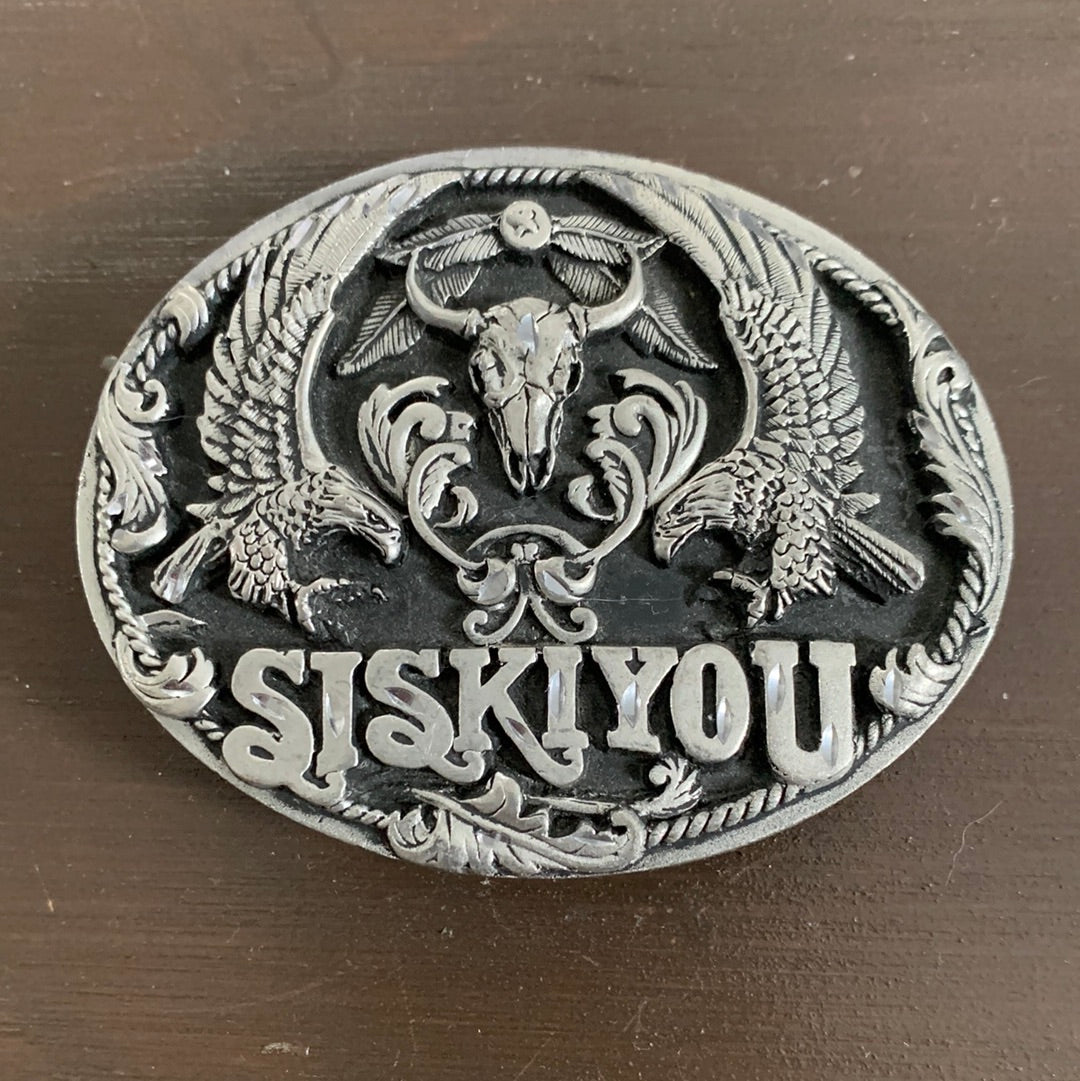 Siskiyou Diamond Cut Belt Buckle