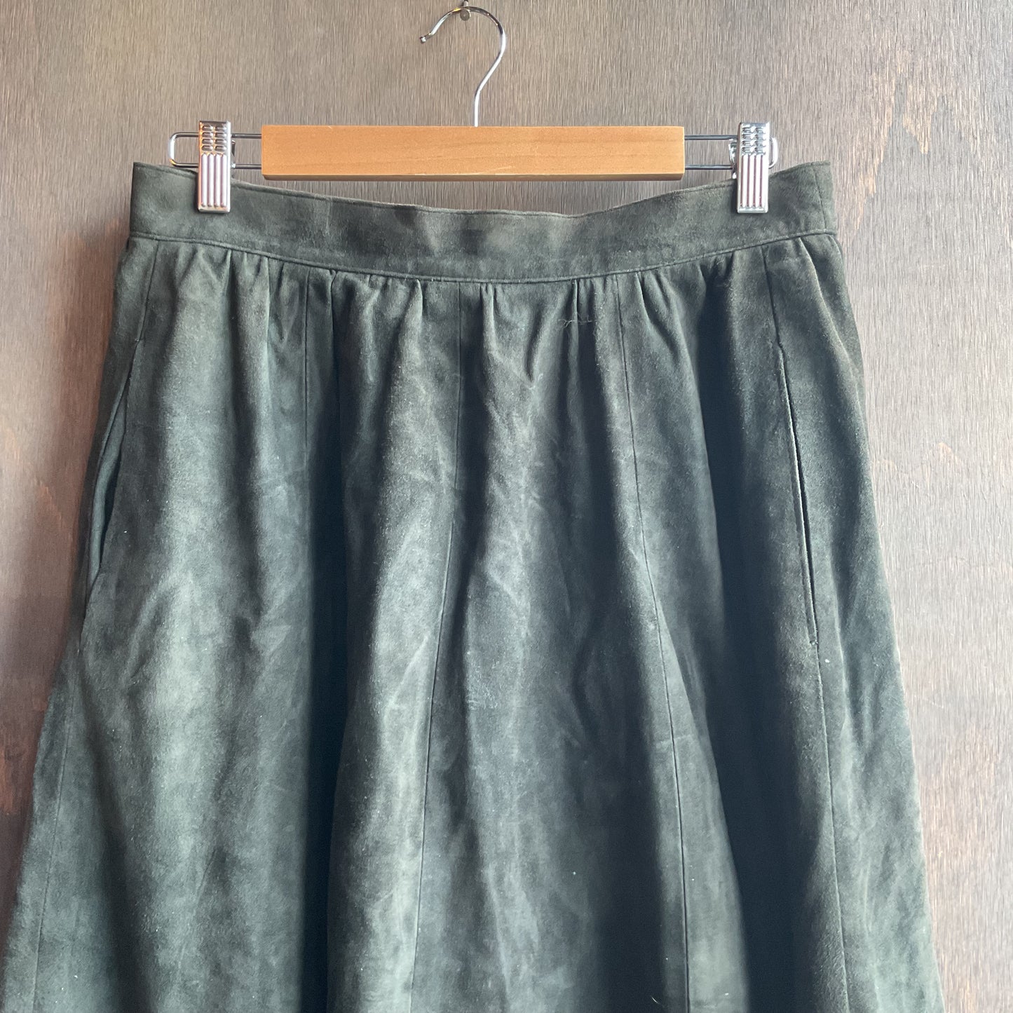 Feiner Dark Green Maxi Skirt
