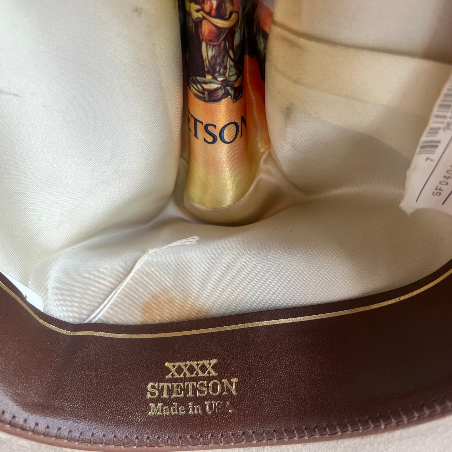 Vintage Stetson 4x Beaver Beige Hat