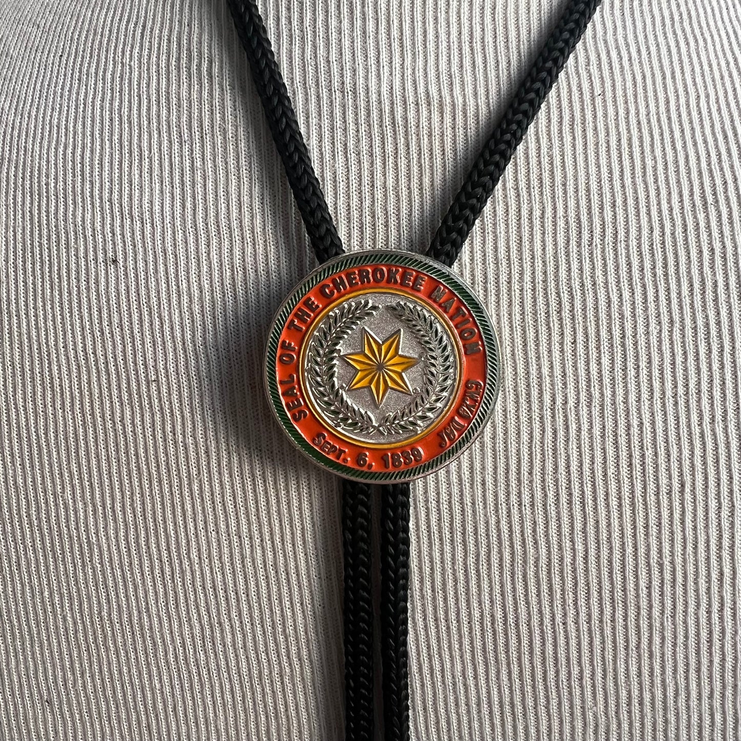 Seal of the Cherokee Nation Bolo Tie