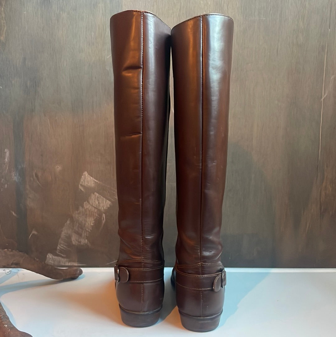 Calico Brown Riding Boots