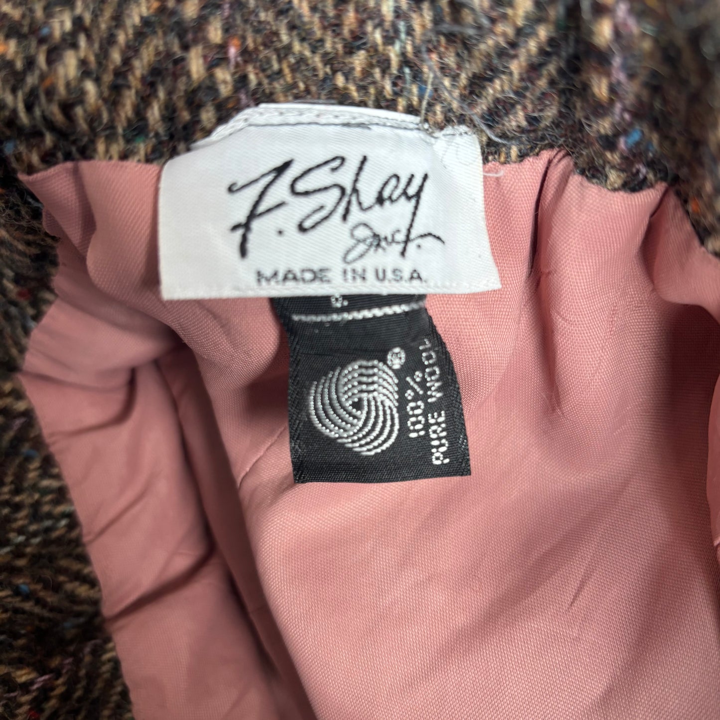 Vintage Wool Flare Skirt