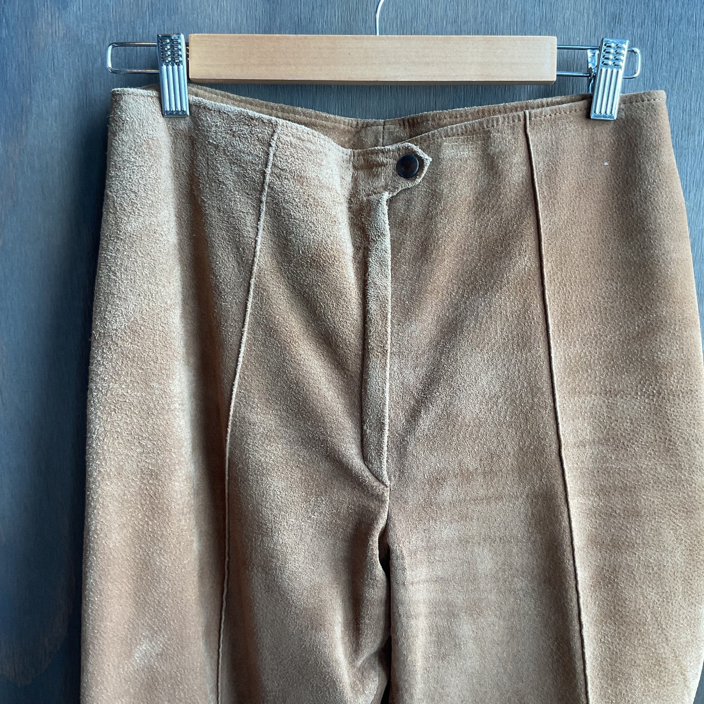Vintage Leather Flair Pants