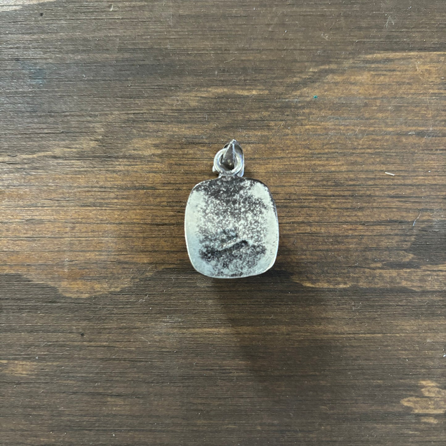 Square Silver Pendant