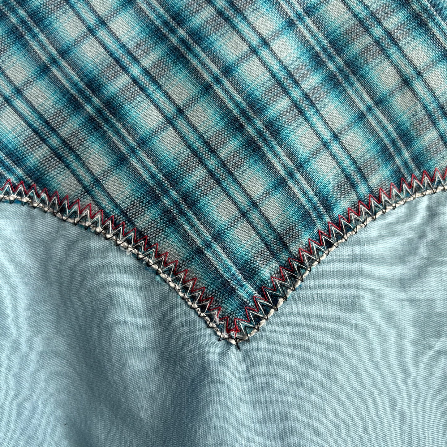 Vintage Champion Westerners Blue Pearl Snap